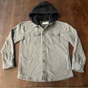 Kids Abercrombie & Fitch Snap Front Fleece Jacket